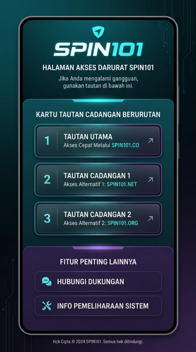 Tampilan link alternatif spin101