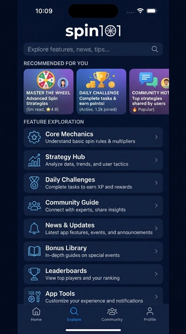 Tampilan katalog aplikasi spin101